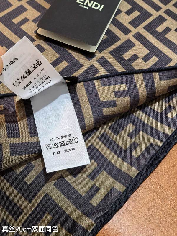Fendi silk scarf 90X90cm E45 (36)