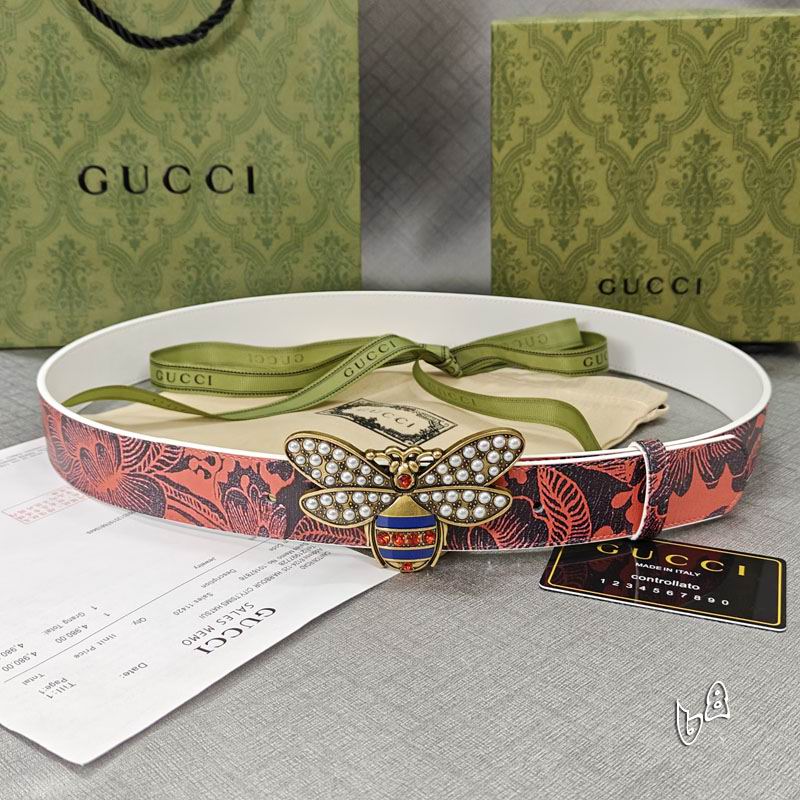 Gucci belt 35mmX80-125cm lb (4)