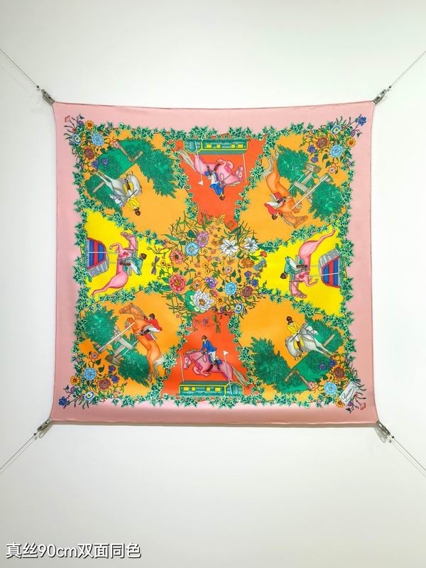 Gucci silk scarf 90X90cm E13 (19)
