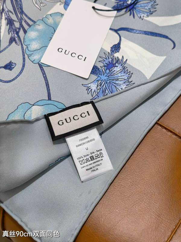 Gucci silk scarf 90X90cm E53 (24)