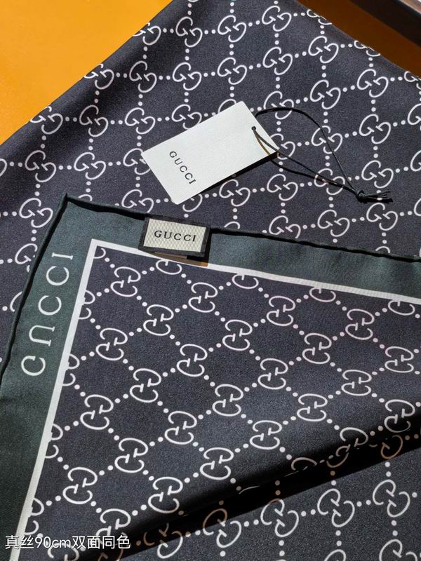 Gucci slik scarf 90X90cm E24 (23)