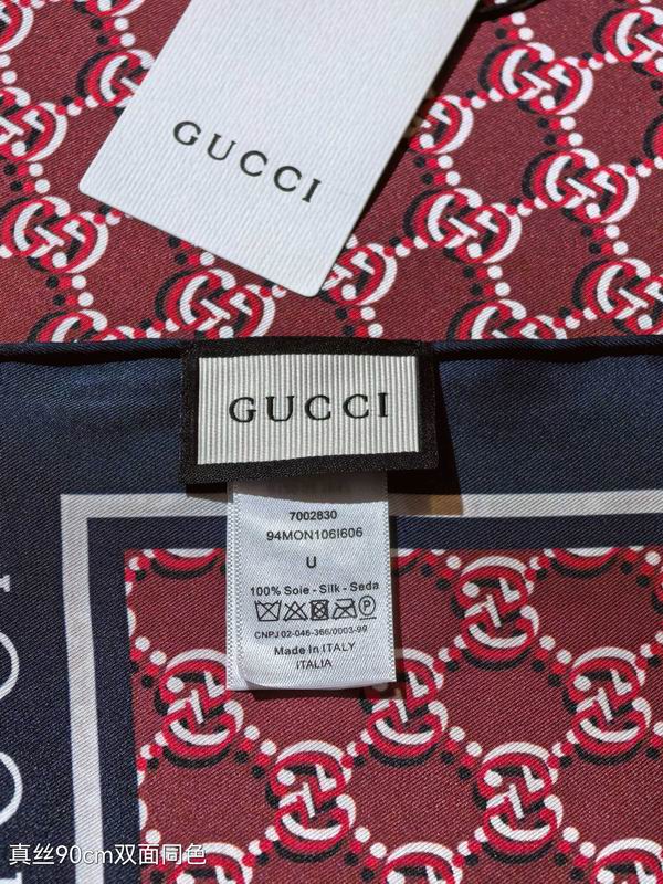 Gucci slik scarf 90X90cm E24 (5)