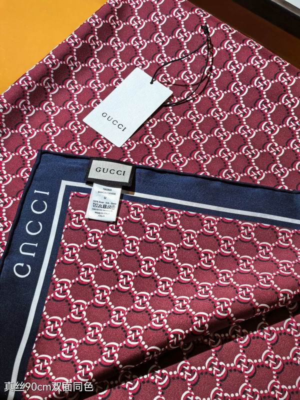 Gucci slik scarf 90X90cm E24 (6)