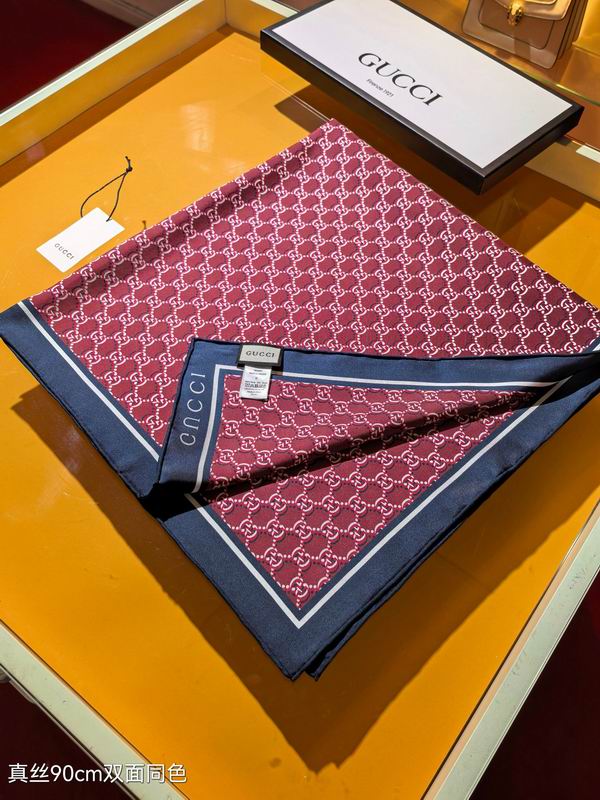 Gucci slik scarf 90X90cm E24 (7)