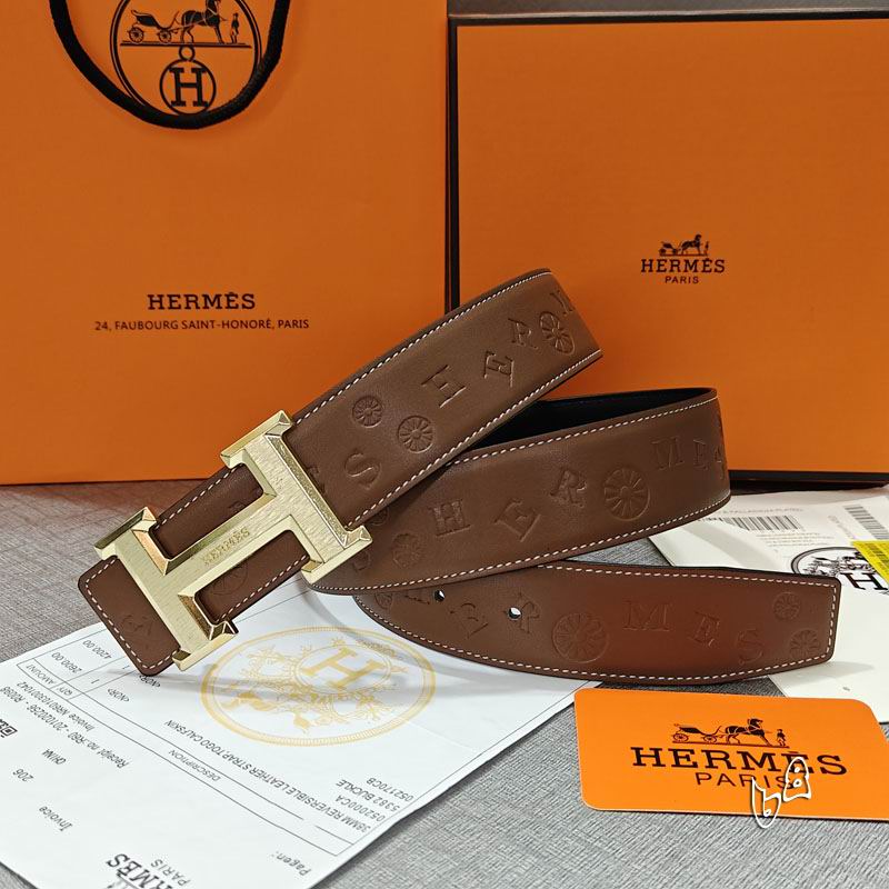 Hermes belt 38mmX90-125cm lb  (12)