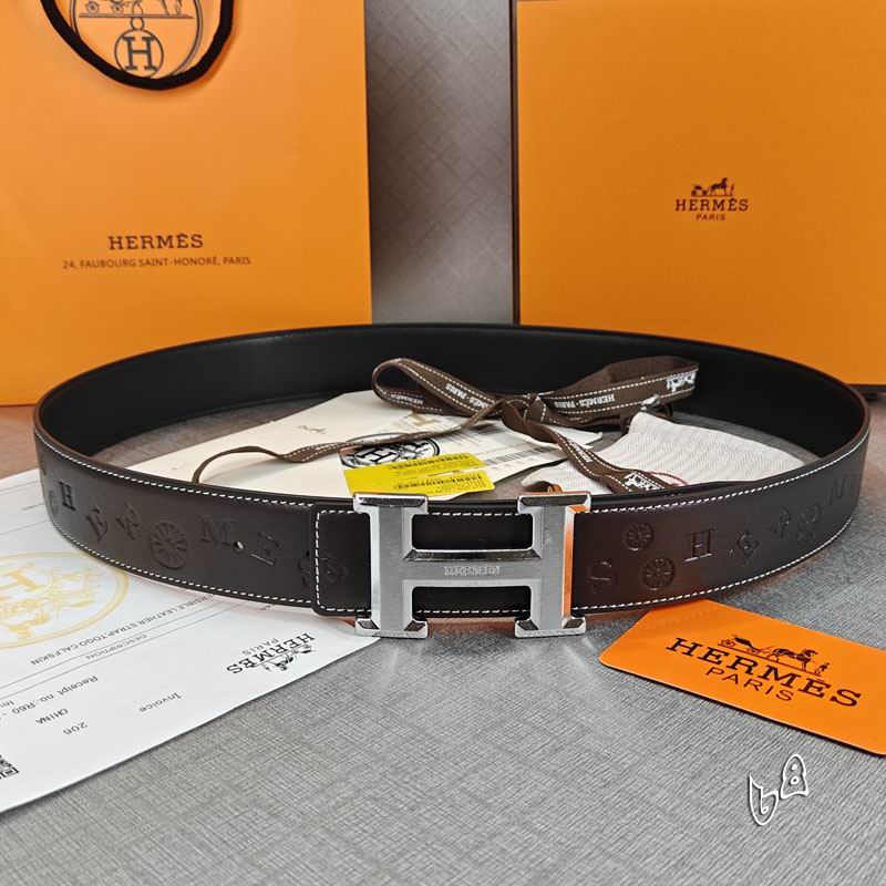 Hermes belt 38mmX90-125cm lb  (13)
