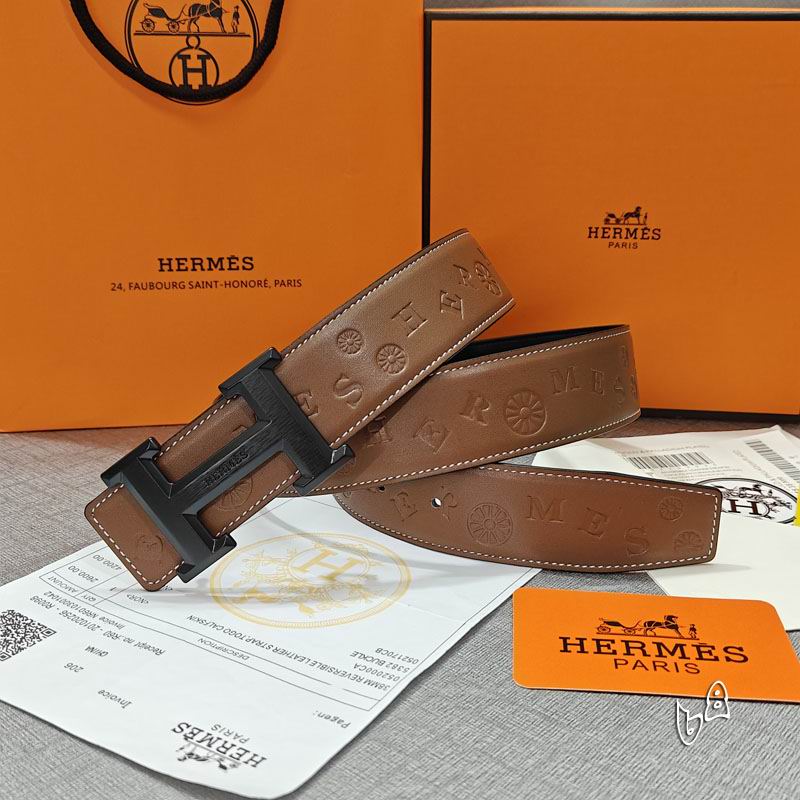 Hermes belt 38mmX90-125cm lb  (18)