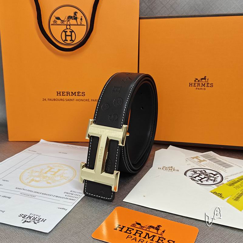Hermes belt 38mmX90-125cm lb  (2)
