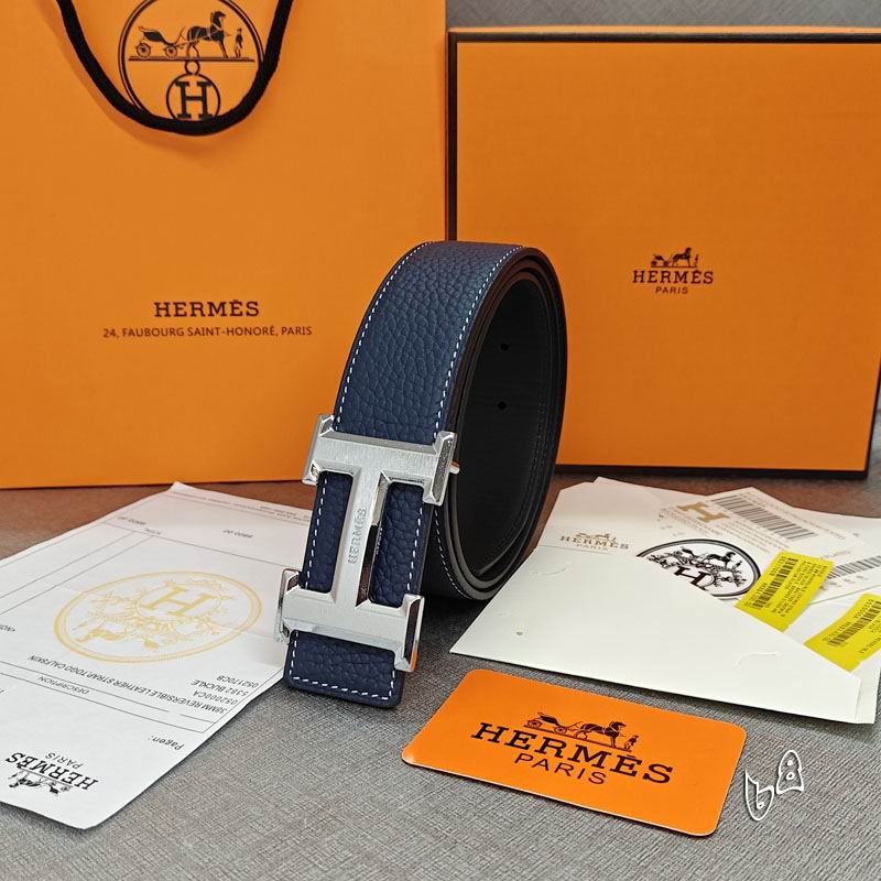 Hermes belt 38mmX90-125cm lb  (22)