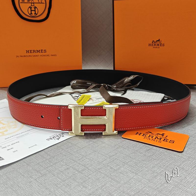 Hermes belt 38mmX90-125cm lb  (24)