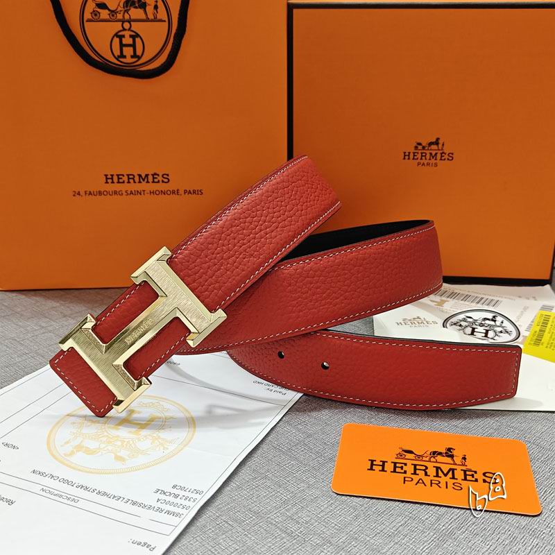 Hermes belt 38mmX90-125cm lb  (26)