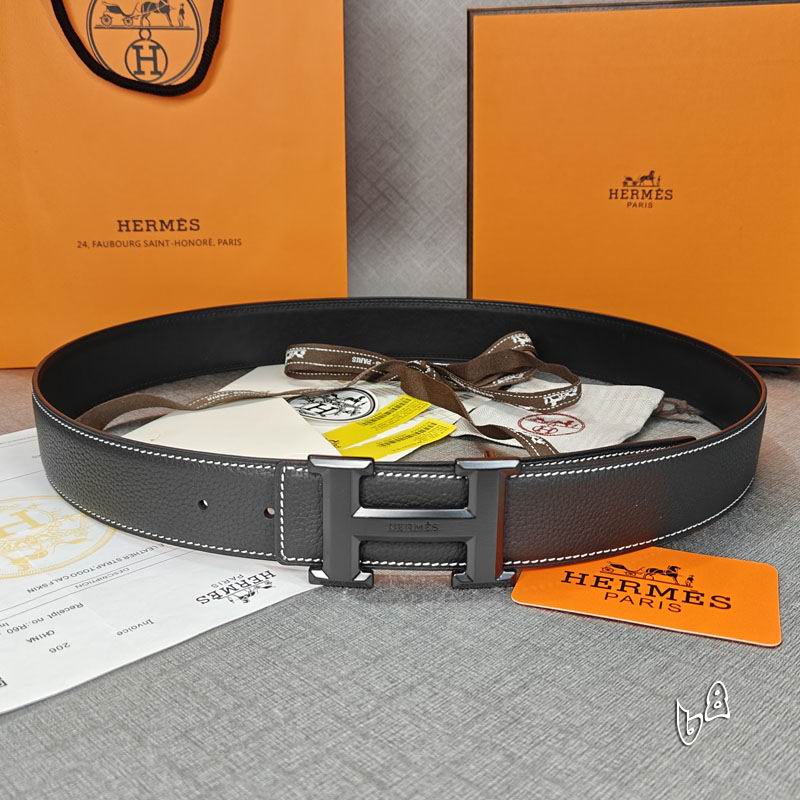 Hermes belt 38mmX90-125cm lb  (27)