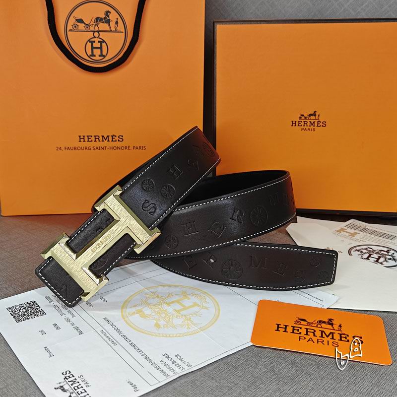 Hermes belt 38mmX90-125cm lb  (3)