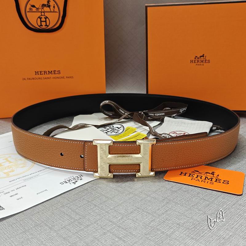 Hermes belt 38mmX90-125cm lb  (33)