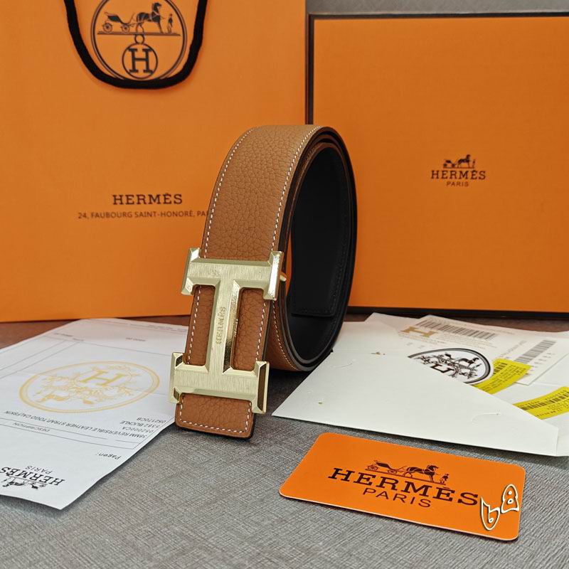 Hermes belt 38mmX90-125cm lb  (34)