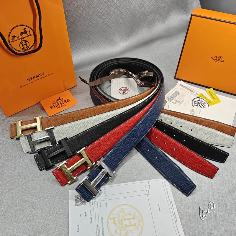 Hermes belt 38mmX90-125cm lb  (37)