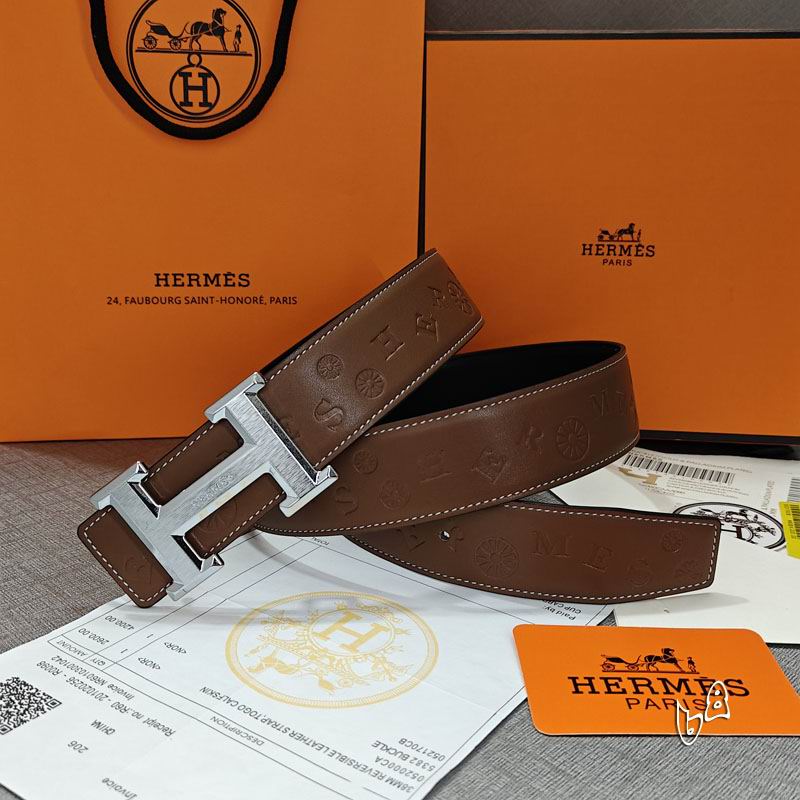 Hermes belt 38mmX90-125cm lb  (6)