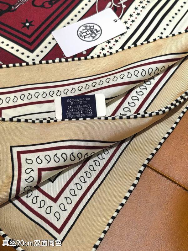 Hermes silk Scarf 90X90cm E04 (22)