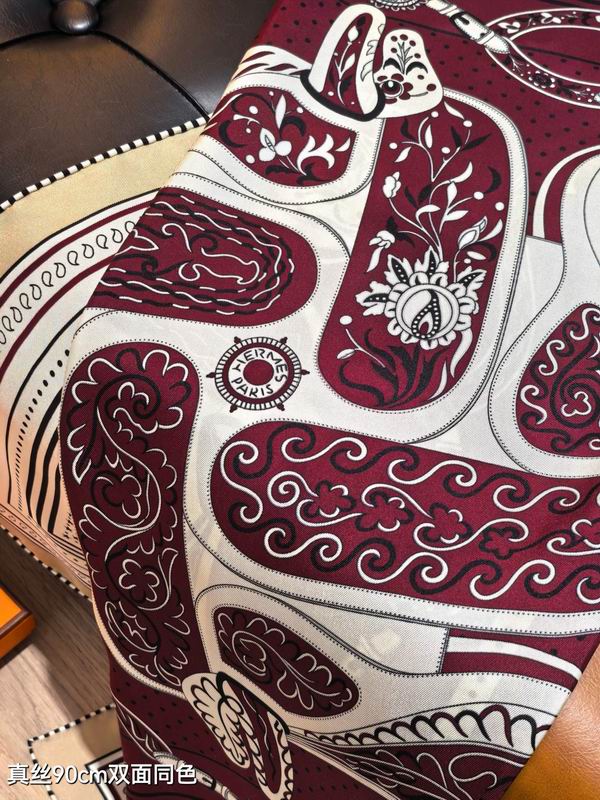 Hermes silk Scarf 90X90cm E04 (23)
