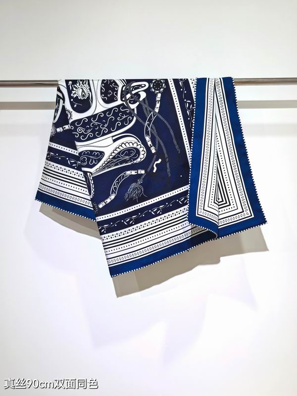 Hermes silk Scarf 90X90cm E04 (3)