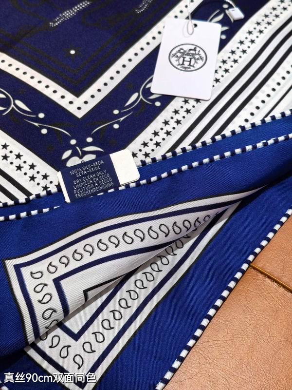 Hermes silk Scarf 90X90cm E04 (5)