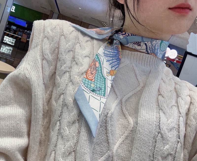 Hermes silk ribbon hm (110)