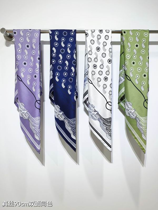 Hermes silk scarf 90X90cm E02 (1)