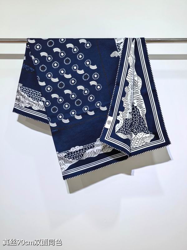 Hermes silk scarf 90X90cm E02 (13)
