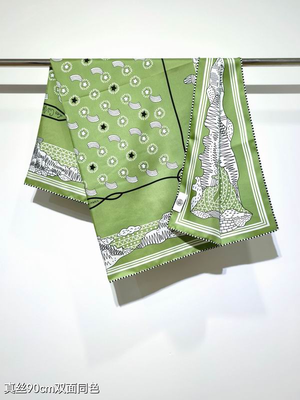 Hermes silk scarf 90X90cm E02 (22)