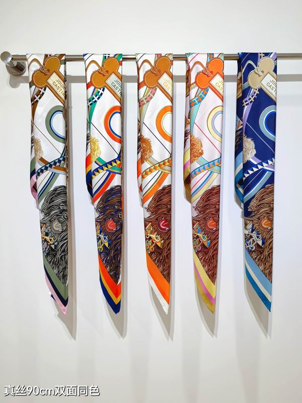 Hermes silk scarf 90X90cm E68 (10)