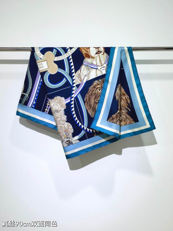 Hermes silk scarf 90X90cm E68 (3)