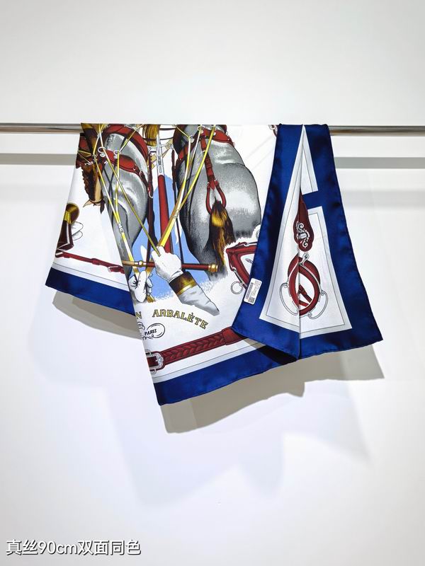 Hermes silk scarf 90X90cm E69 (3)
