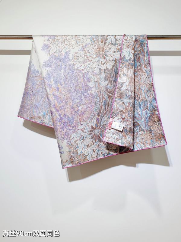 Hermes silk scarf 90X90cm E76 (2)