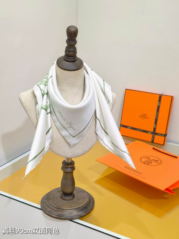 Hermes silk scarf 90X90cm E77 (12)