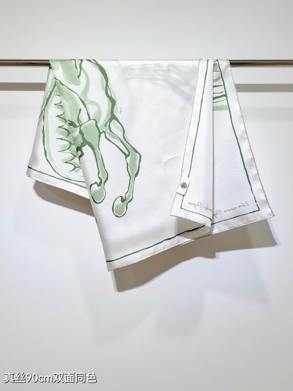 Hermes silk scarf 90X90cm E77 (13)