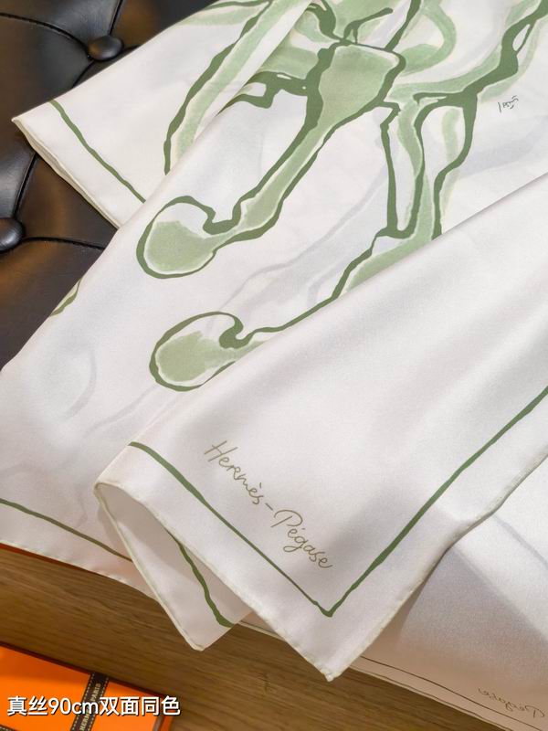 Hermes silk scarf 90X90cm E77 (15)