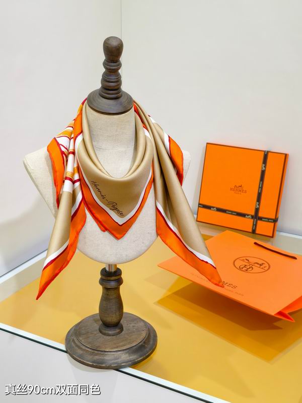 Hermes silk scarf 90X90cm E77 (22)