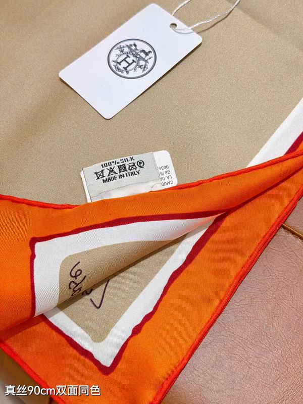 Hermes silk scarf 90X90cm E77 (24)
