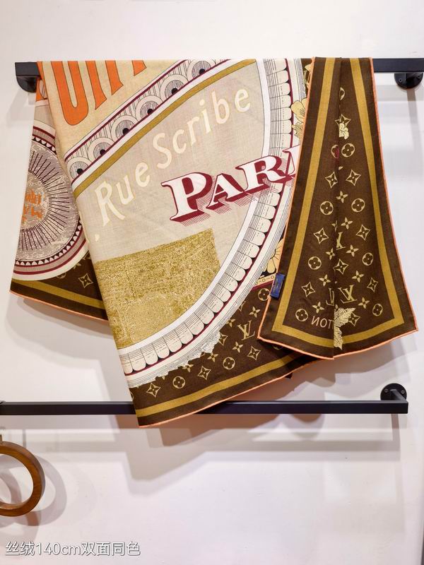 LV Scarf 140X140cm 70%羊绒30%真丝 E01 (17)