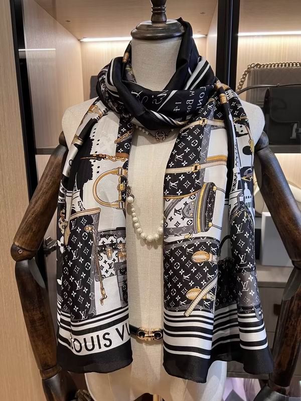 LV silk Scarf 180X90cm E06 (6)