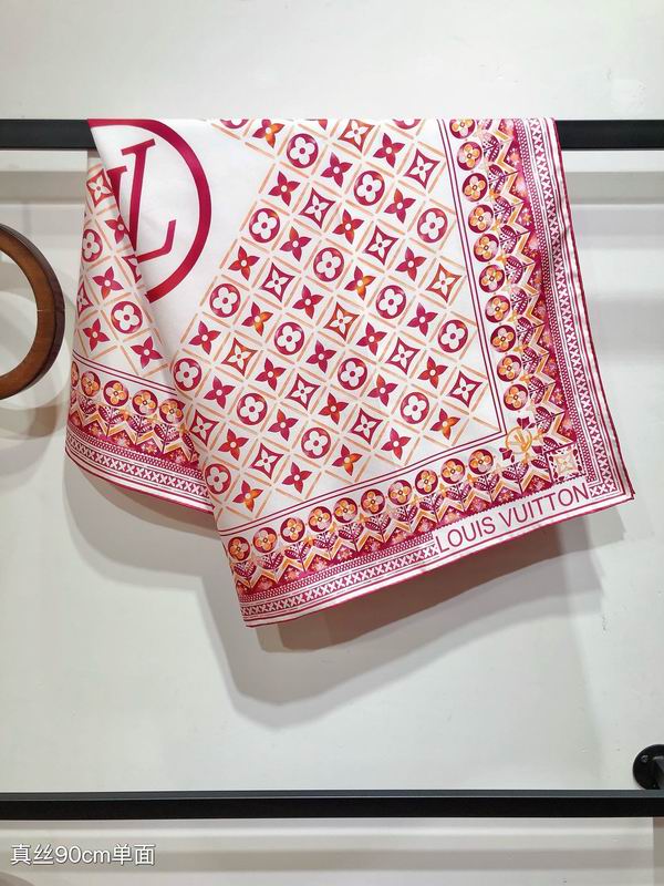 LV silk Scarf 90X90cm E04 (10)