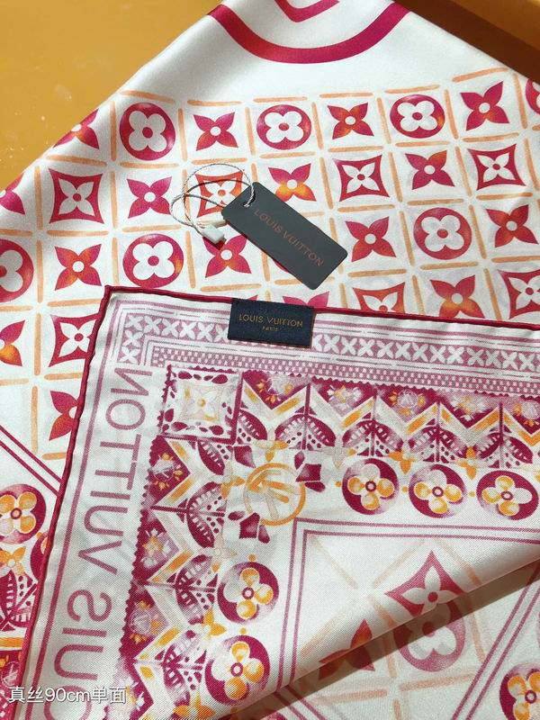 LV silk Scarf 90X90cm E04 (11)