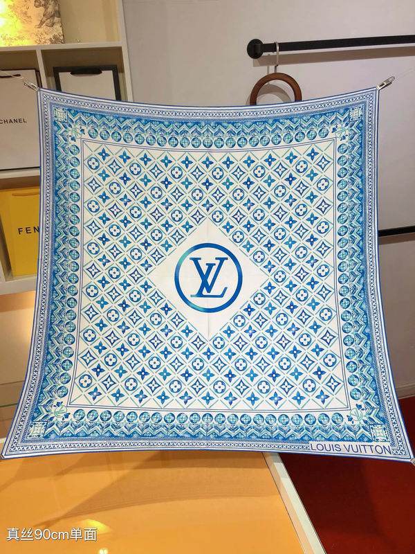 LV silk Scarf 90X90cm E04 (6)