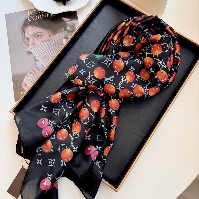 LV silk scarf 90-180cm E19 (12)