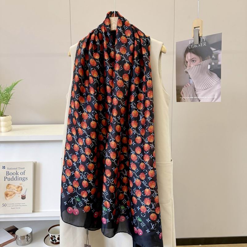 LV silk scarf 90-180cm E19 (13)