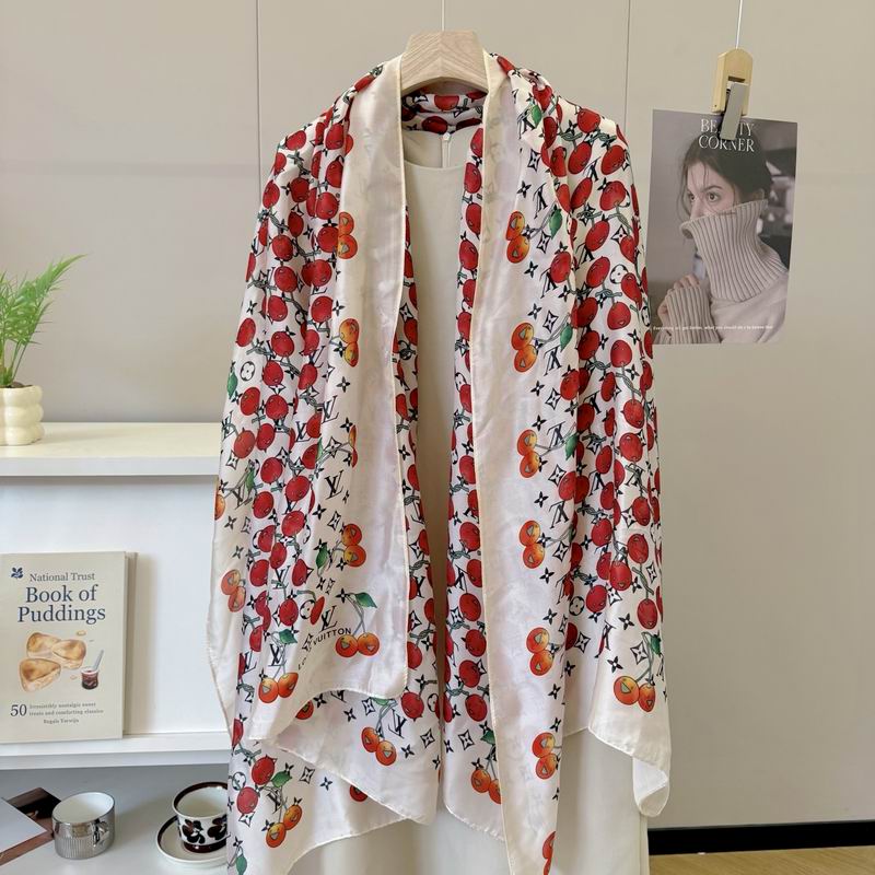 LV silk scarf 90-180cm E19 (14)