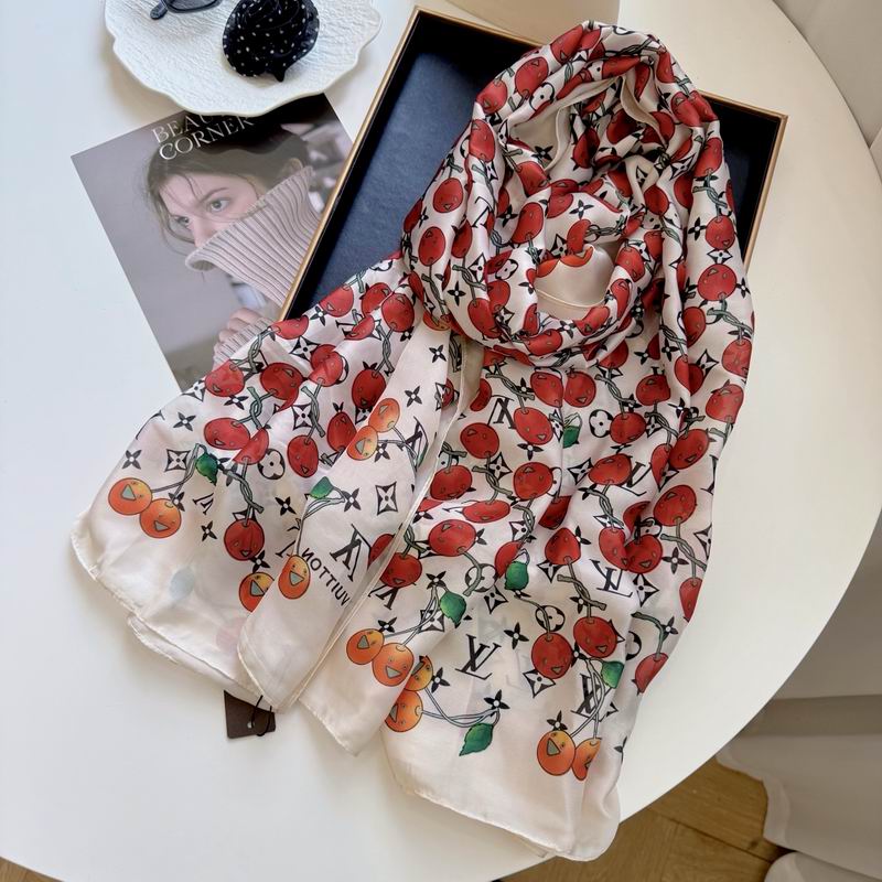 LV silk scarf 90-180cm E19 (16)
