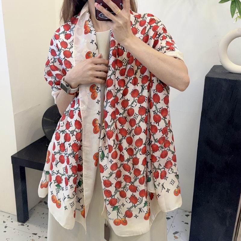 LV silk scarf 90-180cm E19 (19)