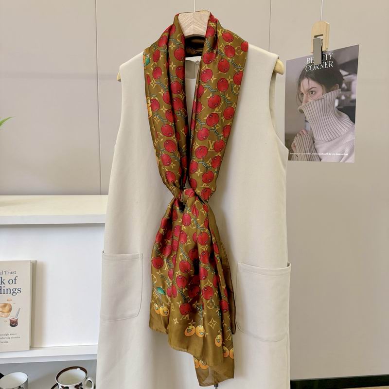 LV silk scarf 90-180cm E19 (2)