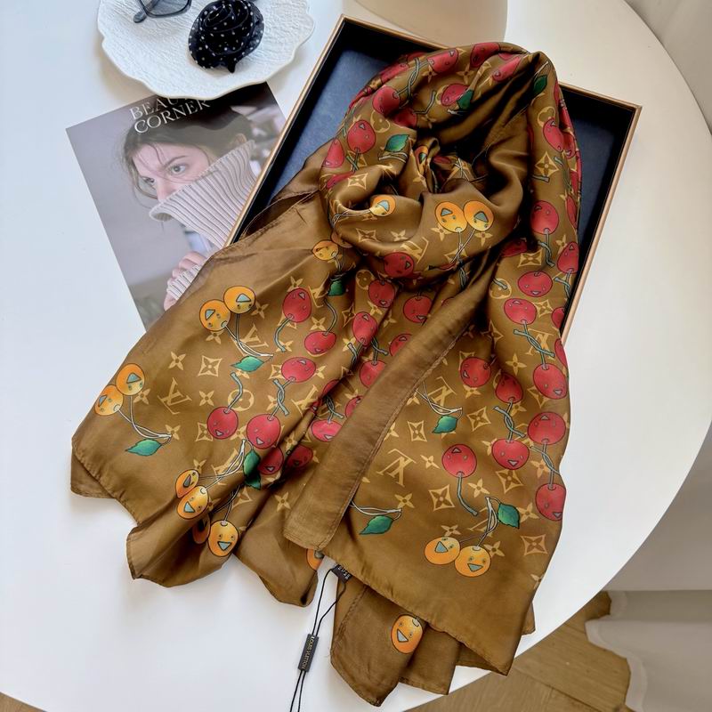 LV silk scarf 90-180cm E19 (4)